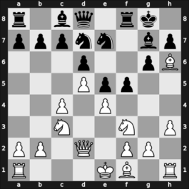 1925 DSB-24.Kongress – Round 3 – Saemisch, Friedrich – 0-1 – Nimzovitch, Aaron – G11