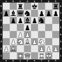1925 DSB-24.Kongress – Round 5 – Nimzowitsch, Aron – 1-0 – Von Gottschall, Hermann – G19