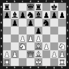 1925 DSB-24.Kongress – Round 11 – Saemisch, Friedrich – 1/2-1/2 – Gruenfeld, Ernst – G45