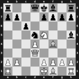 1925 Debrecen – Round 1 – Johner, Paul – 0-1 – Tartakower, Savielly – G7