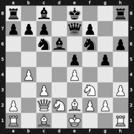 1925 Debrecen – Round 1 – Tartakower, Savielly – 1/2-1/2 – Vajda, Arpad – G58