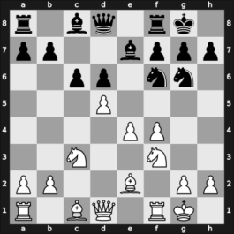 1925 Leningrad – Round 1 – Rabinovich, Ilya Mar – 1-0 – Ilyin Zhenevsky, Alexander – G7