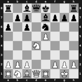 1925 Leningrad ch-URS – Round 9 – Romanovsky, Pjotr – 0-1 – Bogoljubow, Efim – G19