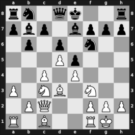1925 Marienbad – Round 3 – Opocensky, Karel – 0-1 – Nimzowitsch, Aron – G17
