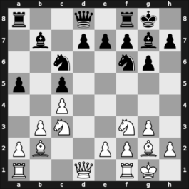 1925 Marienbad – Round 10 – Rubinstein, Akiba – 0-1 – Nimzowitsch, Aron – G62