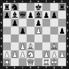 1925 Marienbad – Round 12 – Michell, Reginald – 0-1 – Nimzowitsch, Aron – G79