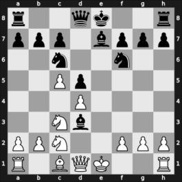 1925 Marienbad – Round 14 – Reti, Richard – 0-1 – Nimzowitsch, Aron – G88