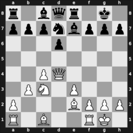 1925 Marienbad – Round 15 – Nimzowitsch, Aron – 1/2-1/2 – Spielmann, Rudolf – G96