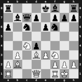 1925 Marienbad – Round 15 – Bellod Thomas, Gonzalo – 1/2-1/2 – Saemisch, Friedrich – G101