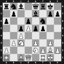 1925 Moscow – Round 1 – Gothilf, Solomon Borisovich – 0-1 – Romanovsky, Pjotr – G30