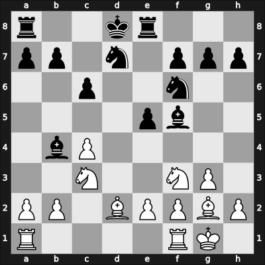 1925 Moscow – Round 1 – Rabinovich, Ilya Mar – 1/2-1/2 – Capablanca, Jose – G32