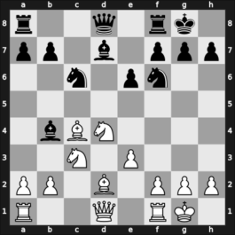 1925 Moscow – Round 1 – Levenfish, Grigory – 1-0 – Duz-Khotimirsky, Fedor Ivanovich – G40