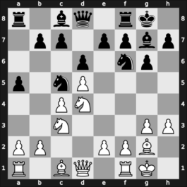 1925 Moscow – Round 1 – Gruenfeld, Ernst – 1-0 – Yates, Frederic D – G43