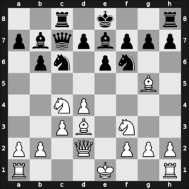 1925 Moscow – Round 1 – De La Torre Huertas, Carlos – 1-0 – Saemisch, Friedrich – G54