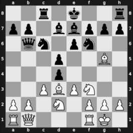 1925 Moscow – Round 1 – Saemisch, Friedrich – 1/2-1/2 – Levenfish, Grigory – G55