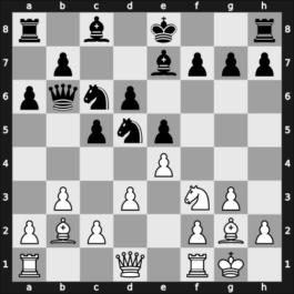 1925 Moscow – Round 1 – Levenfish, Grigory – 0-1 – Bogoljubow, Efim – G63