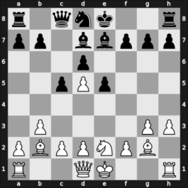 1925 Moscow – Round 1 – Ilyin Zhenevsky, Alexander – 0-1 – Levenfish, Grigory – G64