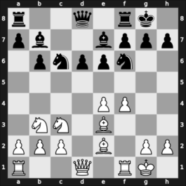 1925 Wiesbaden – Round 1 – Schories, Georg – 0-1 – Saemisch, Friedrich – G5