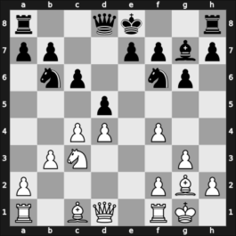 1926 Budapest – Round 8 – Rubinstein, Akiba – 1-0 – Joyeux Steiner, Gael – G46