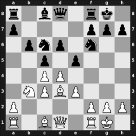 1926 Dresden – Round 2 – Johner, Paul – 0-1 – Nimzowitsch, Aron – G10