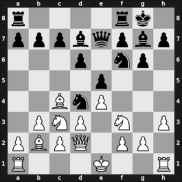 1926 Dresden – Round 9 – Tartakower, Savielly – 1/2-1/2 – Yates, Frederic D – G41
