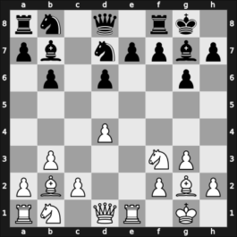 1926 Hannover – Round 1 – Duhm, Hans – 1/2-1/2 – Mieses, Jacques – G3