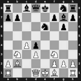 1926 Semmering Panhans – Round 12 – Tarrasch, Siegbert – 0-1 – Alekhine, Alexander – G14