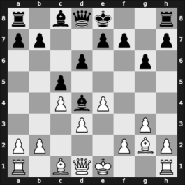 1927 Amsterdam – Round 1 – Monterinas – 0-1 – Euwe, Max – G10