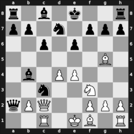 1927 Hastings Premier 1926/27 7th – Round 9 – Michell, Reginald – 0-1 – Buerger, Victor – G12