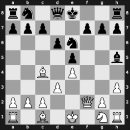 1927 Kecskemet I – Round 2 – Sarkozy, Balazs – 0-1 – Brinckmann, Alfred – G10