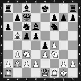 1927 Kecskemet II – Round 9 – Nimzowitsch, Aron – 1/2-1/2 – Colle, Edgar – G16
