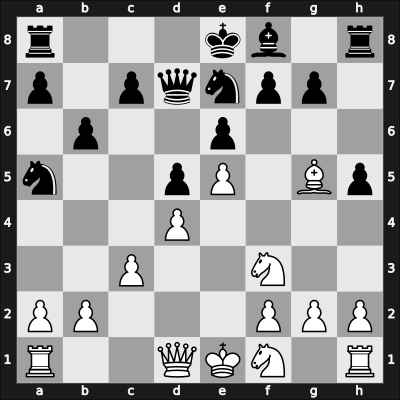 1927 Kecskemet f I – Round 6 – Vajda, Arpad – 0-1 – Nimzowitsch, Aron – G9