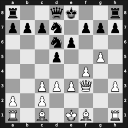 1927 Kecskemet f I – Round 2 – Nimzowitsch, Aron – 1-0 – Kmoch, Hans – G10