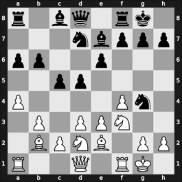 1927 Kecskemet-A – Round 6 – Brinckmann, Alfred – 0-1 – Mueller, Hans – G10