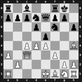 1927 Kecskemet-A – Round 9 – Mueller, Helge – 1/2-1/2 – Kmoch, Hans – G13