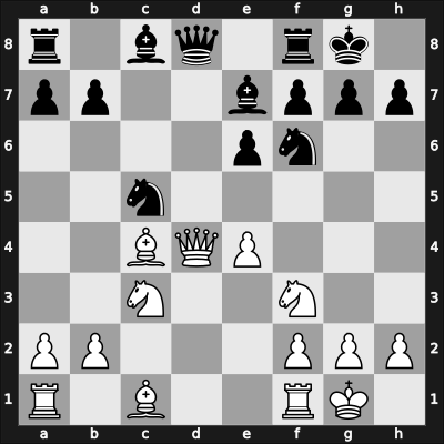 1927 London Olympiad 1st – Round 1.52 – Gilg, Karl – 1-0 – Censer, Isidore – G8