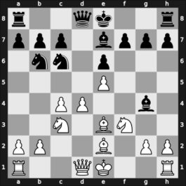 1927 London Olympiad 1st – Round 12.53 – Johner, Hans – 1-0 – Vajda, Arpad – G131