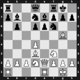 1927 London Olympiad 1st – Round 12.71 – Tarrasch, Siegbert – 1-0 – Kalabar, Sadi – G133