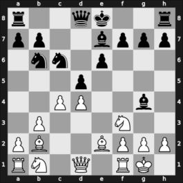 1927 London Olympiad 1st – Round 13.62 – Nyholm, Gustav – 0-1 – Gruenfeld, Ernst – G145
