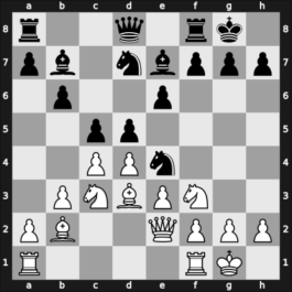 1927 London olm – Round 1 – Tarrasch, Siegbert – 1-0 – Rosselli del Turco, Stefano – G6