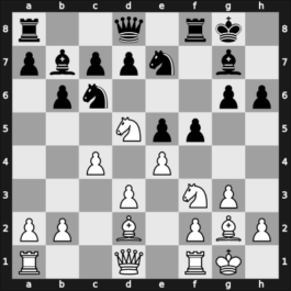 1927 Moskou ch-URS – Round 14 – Romanovsky, Pjotr – 1-0 – Ilyin Zhenevsky, Alexander – G37