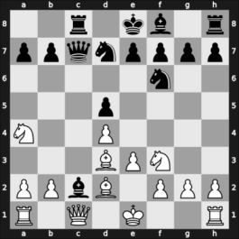 1927 Moskou ch-URS – Round 20 – Makogonov, Vladimir – 1-0 – Rauzer, Vsevolod – G54