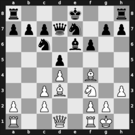 1927 New York – Round 1 – Marshall Viele, Fabrizio Aaron – 0-1 – Nimzowitsch, Aron – G14