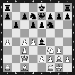 1928 Bad Kissingen – Round 1 – Bogoljubow, Efim – 1/2-1/2 – Nimzowitsch, Aron – G5