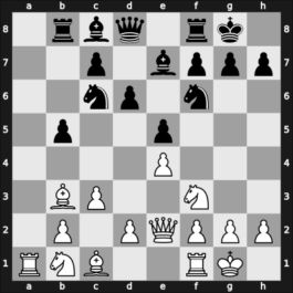 1928 Bad Kissingen – Round 10 – Euwe, Max – 0-1 – Yates, Frederic D – G55
