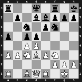 1928 Dortmund – Round 9 – Chigorin, Mikhail – 0-1 – Steinitz, Wilhelm – G21