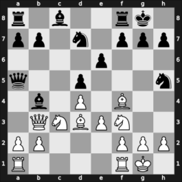 1928 Vienna – Round 1 – Gruenfeld, Ernst – 1/2-1/2 – Wolf, Siegfried – G6
