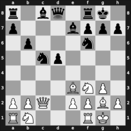 1928 Vienna – Round 2 – Takacs, Sandor – 1/2-1/2 – Von Doery, Ladislaus – G22