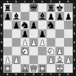1928 Vienna – Round 7 – Reti, Richard – 1-0 – Kmoch, Hans – G43