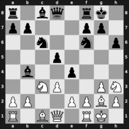 1928 Vienna – Round 11 – Beutum, Sigmund – 1/2-1/2 – Wolf, Siegfried – G61